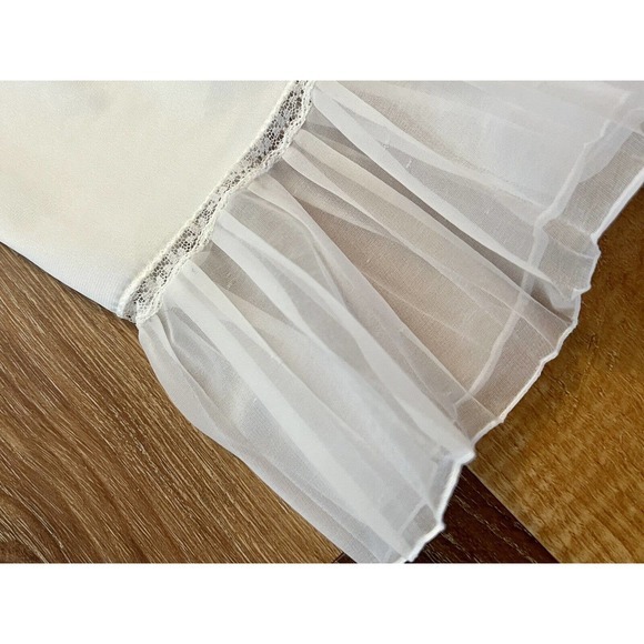 Vintage Women’s Form Fit Rogers Short Slip White, Fairy Babydoll Made in USA EUC - Picture 9 of 12